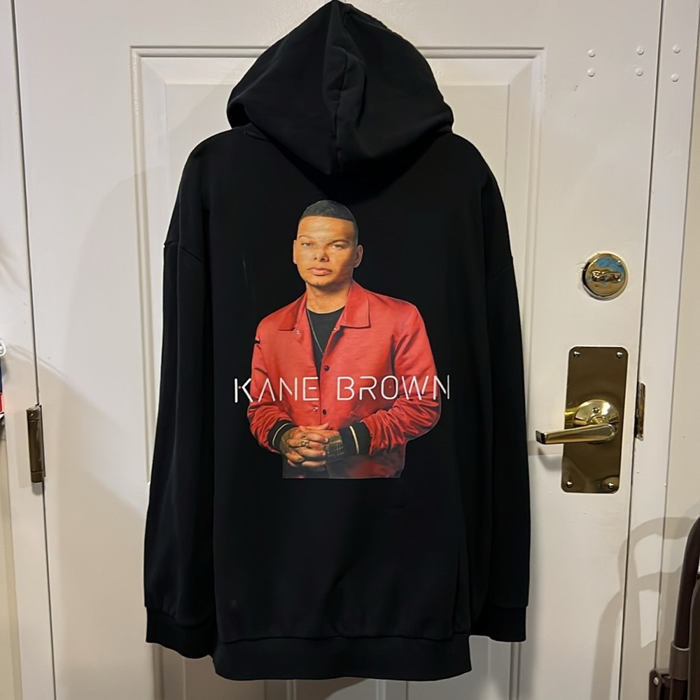KANE BROWN 🎸🎶 COUNTRY SINGER BLACK COTTON HOODED SWEATSHIRT Women’s 3X